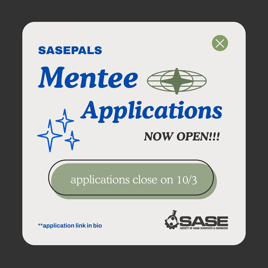 SASEPals Mentee Applications NEU SASE